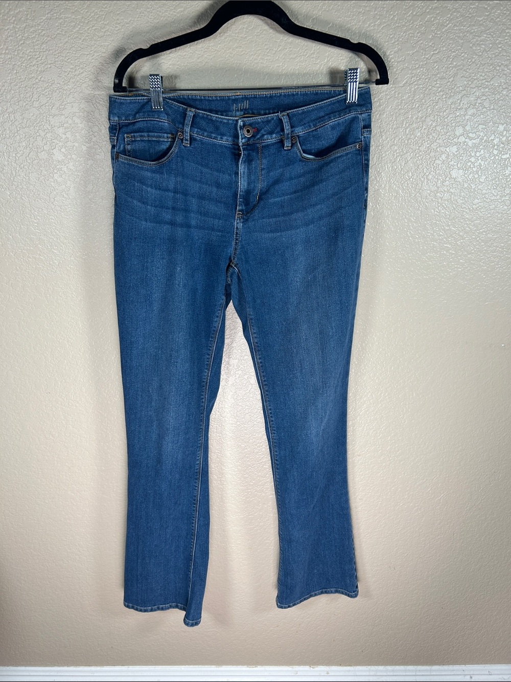 J. Jill Mid-Rise Bootcut Blue Denim Jeans Size 8